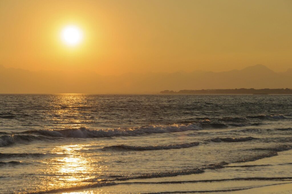 Atardecer en la Costa Dorada