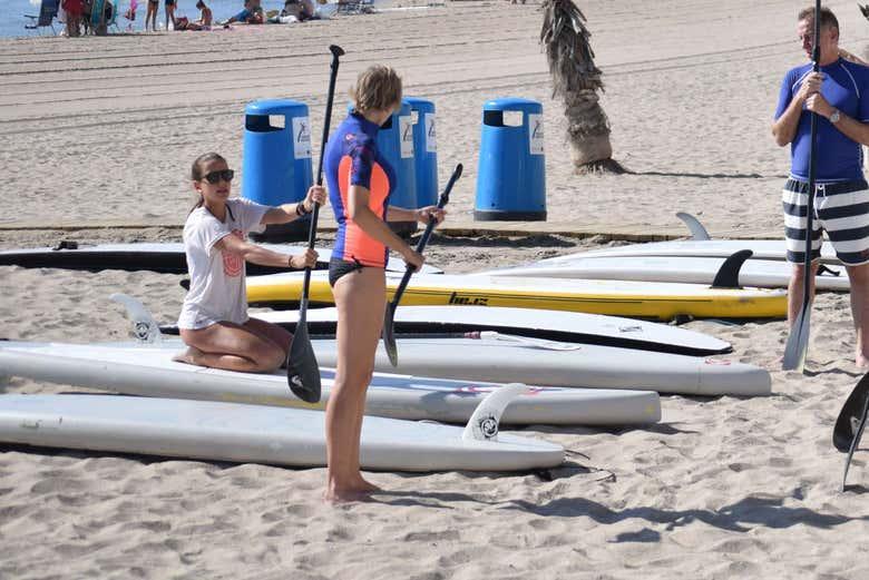 Paddle surf en aguas tranquilas de Cambrils